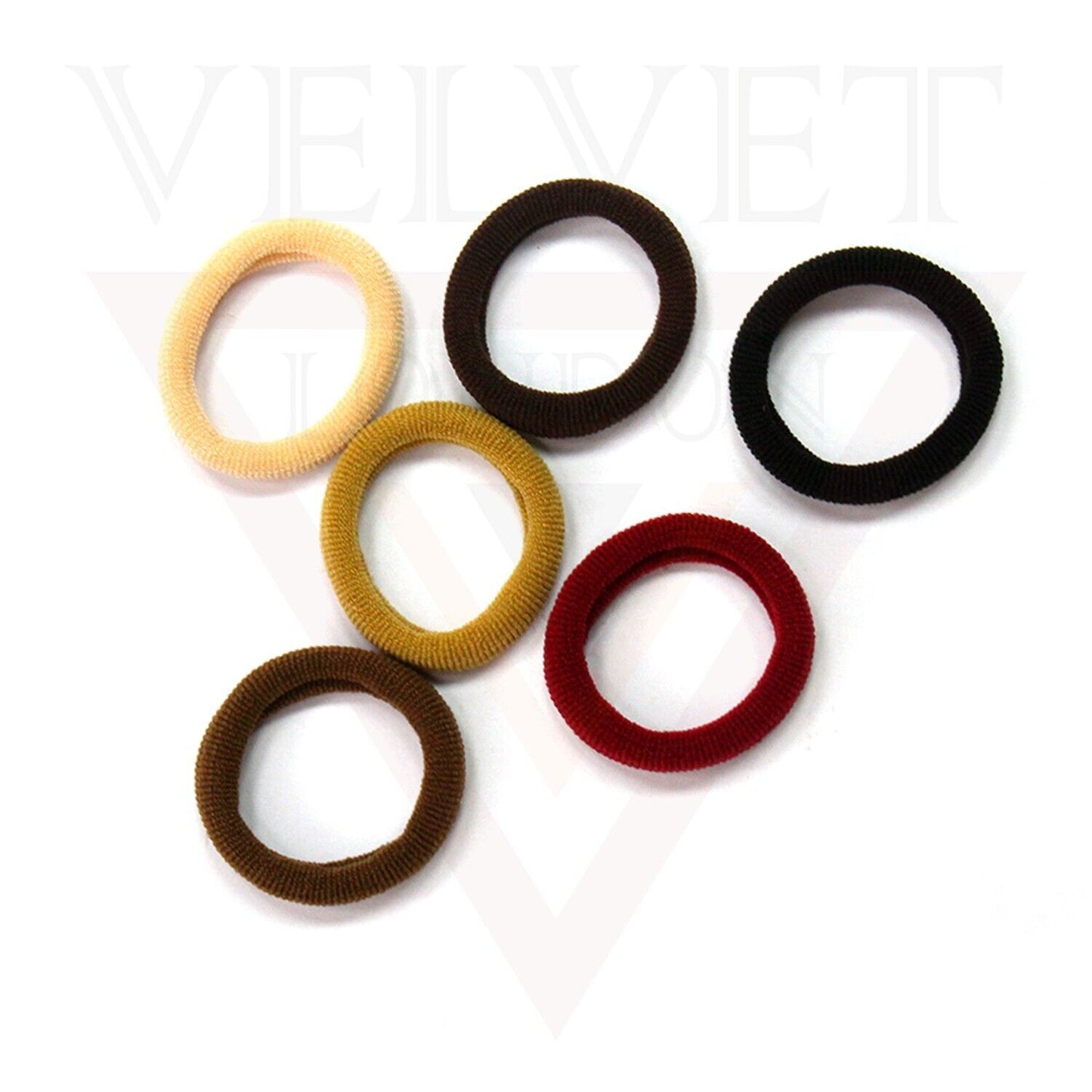 50x Baby Hair Ties Headbands Elastics Dark Hair Band Ponytail Holder Accessories