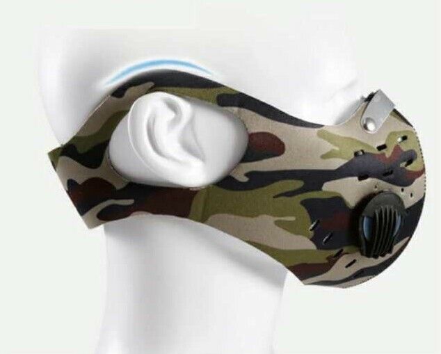 Mask Dustproof Sports Printed Anti-Pollution Mask Filter Replaceable Carbon