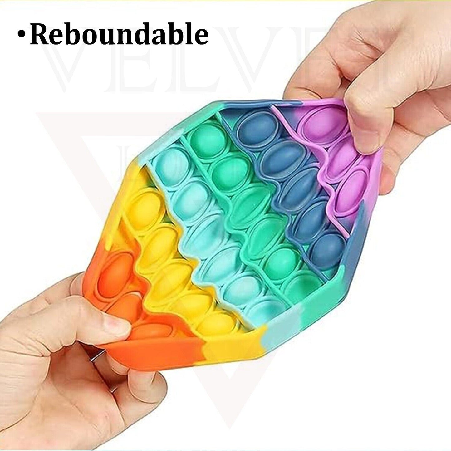 Push Pop It Up Toy Fidget Toy Octagon Bubble Sensory Stres Relief Special Autism