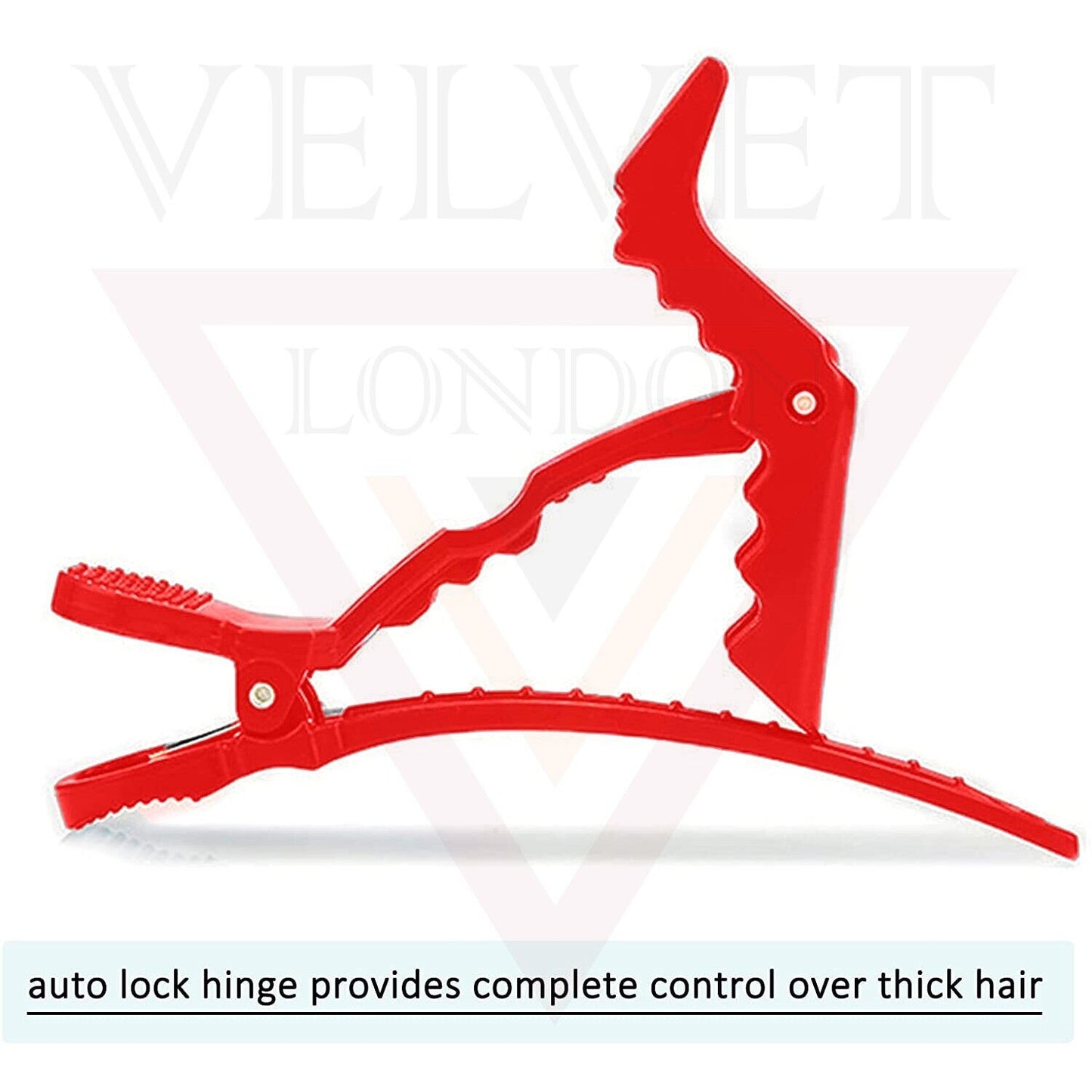12 Pcs Crocodile Hair Clips Hair Clamp Crocodile Salon Sectioning Clamps Clip