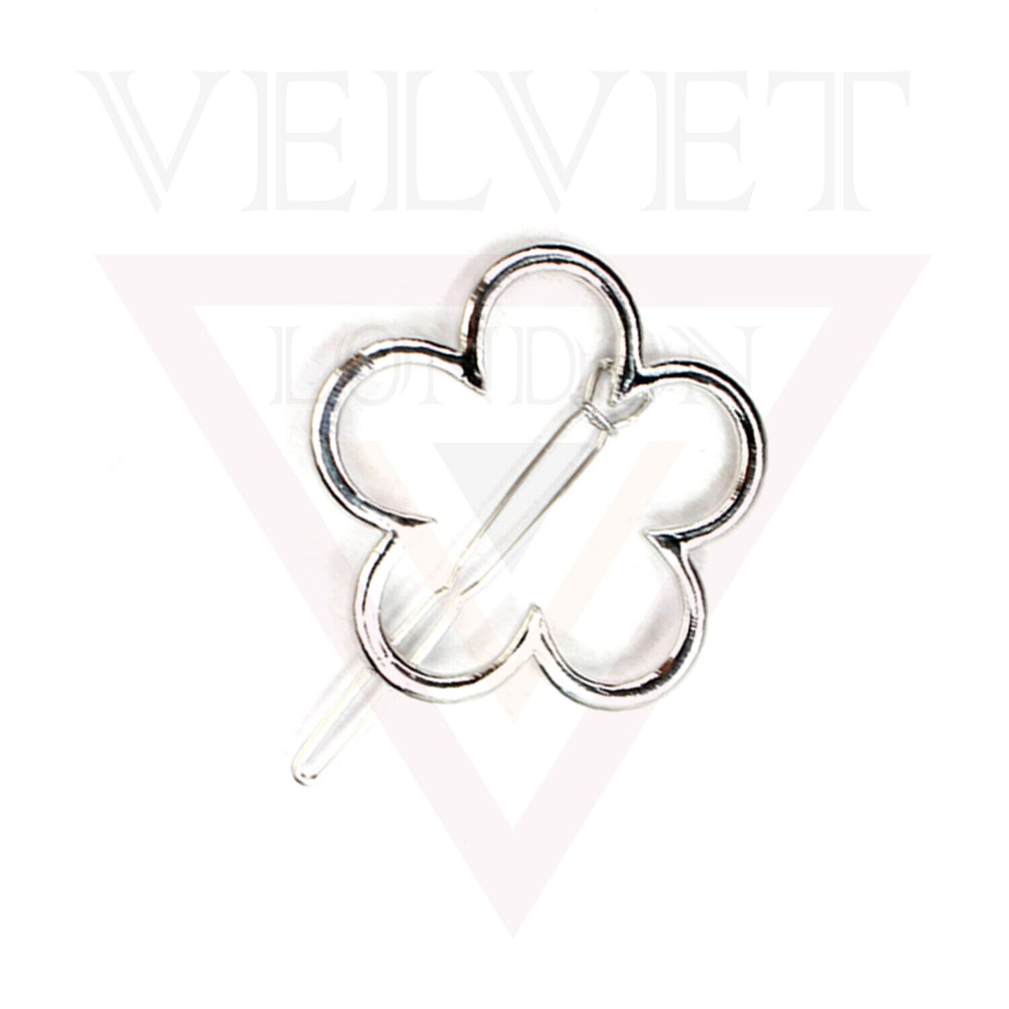 4x Hair Clip Metal Flower Hair Pins French Sliders Clip Grip Styling Accessories