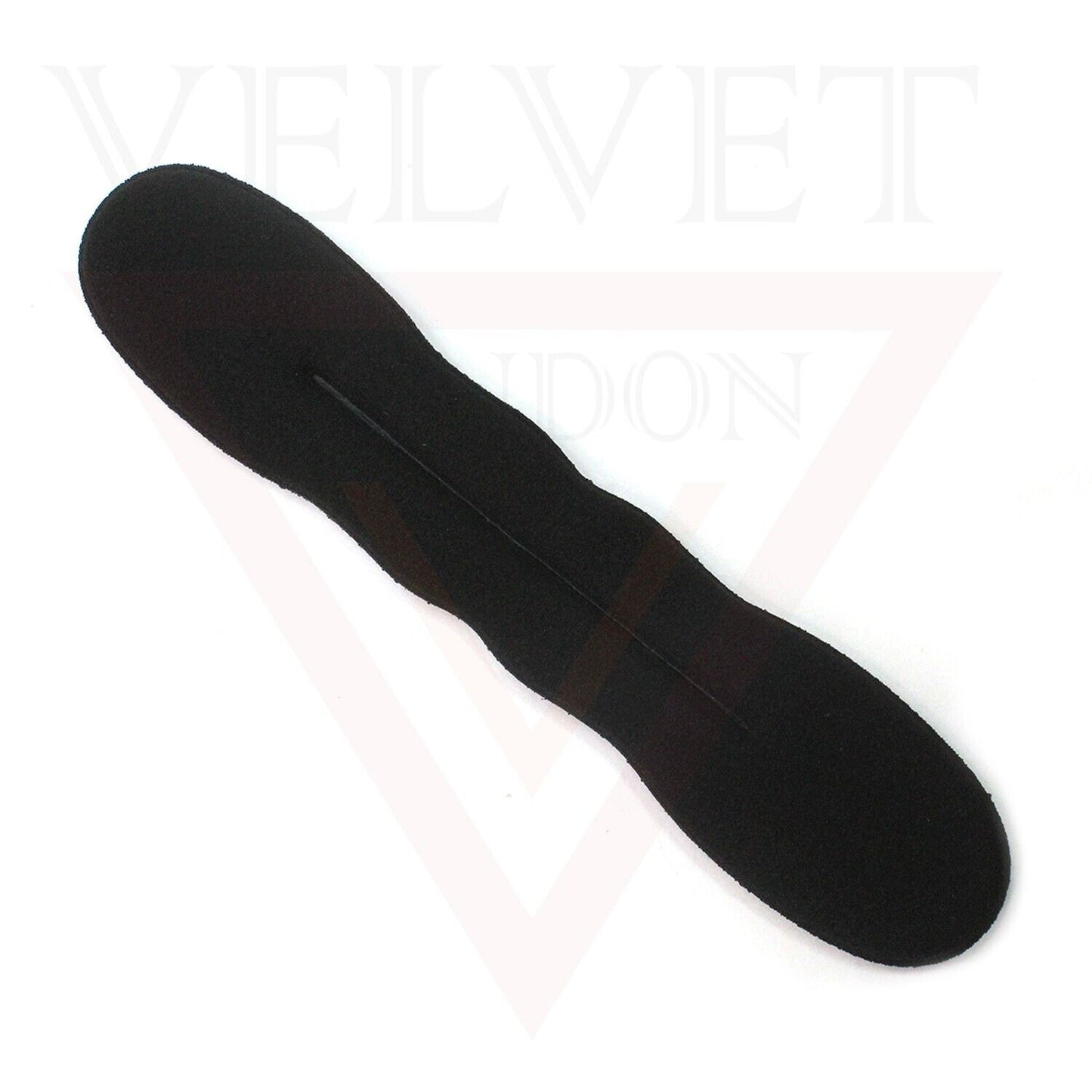 2Pcs Black Bun Maker Sponge Clip Curler Ring Twist Hair Styling Tool Donut Ring