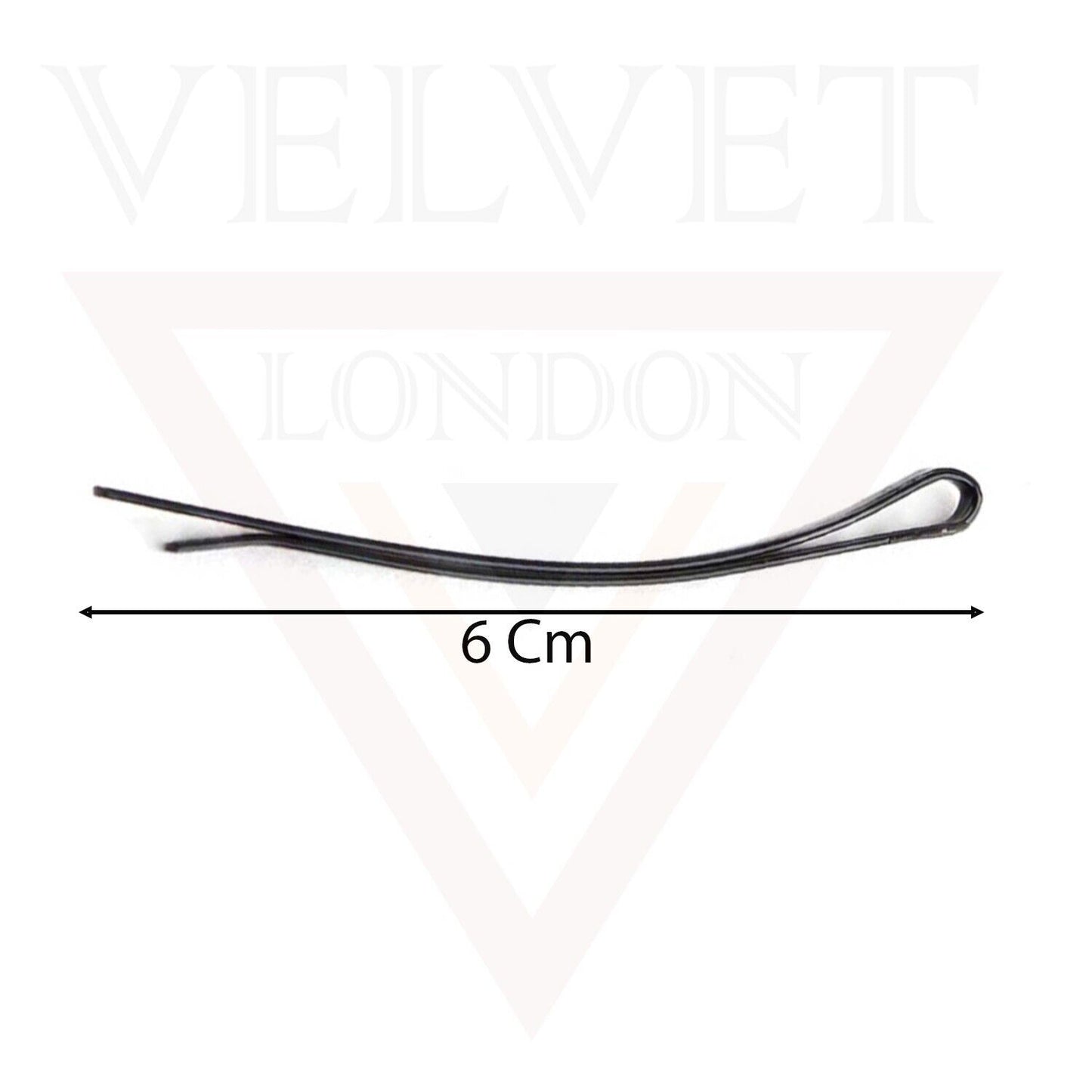 48pcs Black Metal Bobby Pins Hair Grips Blonde Thick Fine Hair Pins Women