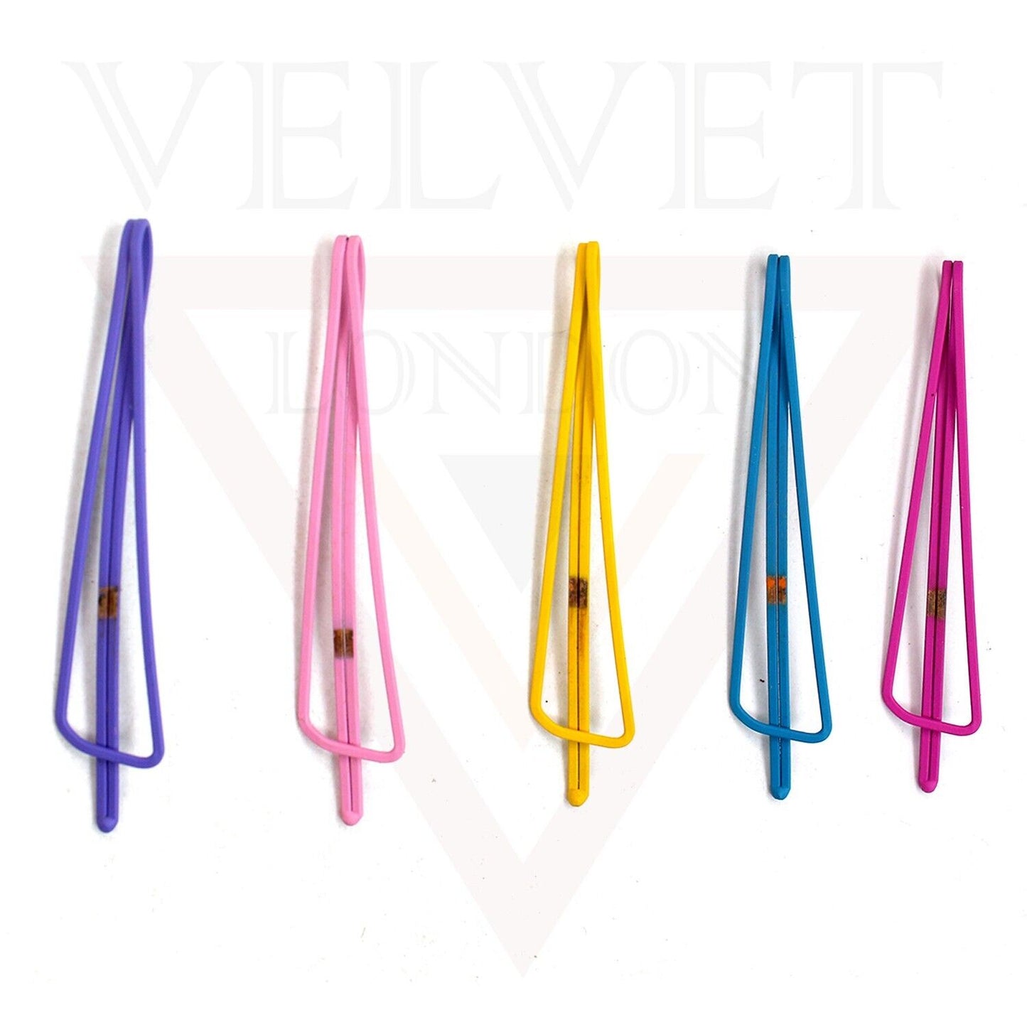 5x Hair Pins Set Triangle Hair Clips Metal Colourful Bobby Grips Hair Slides