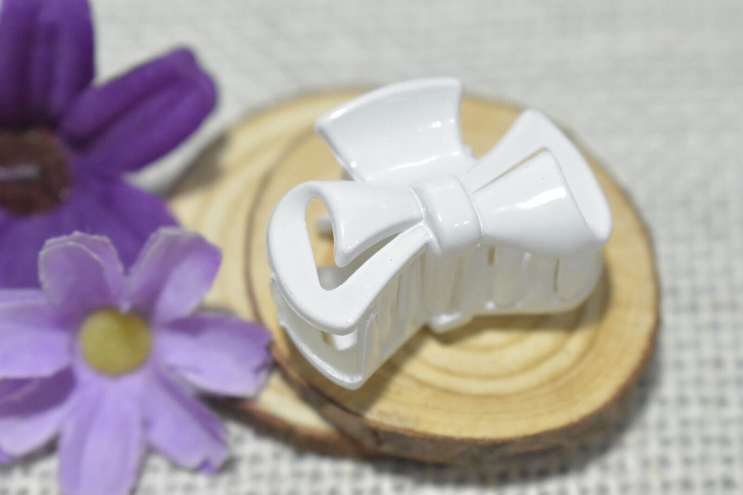 6x Mini Hair Claw Barrettes Headwear Butterfly Bow Clutches Tiny Hair Clips Crab