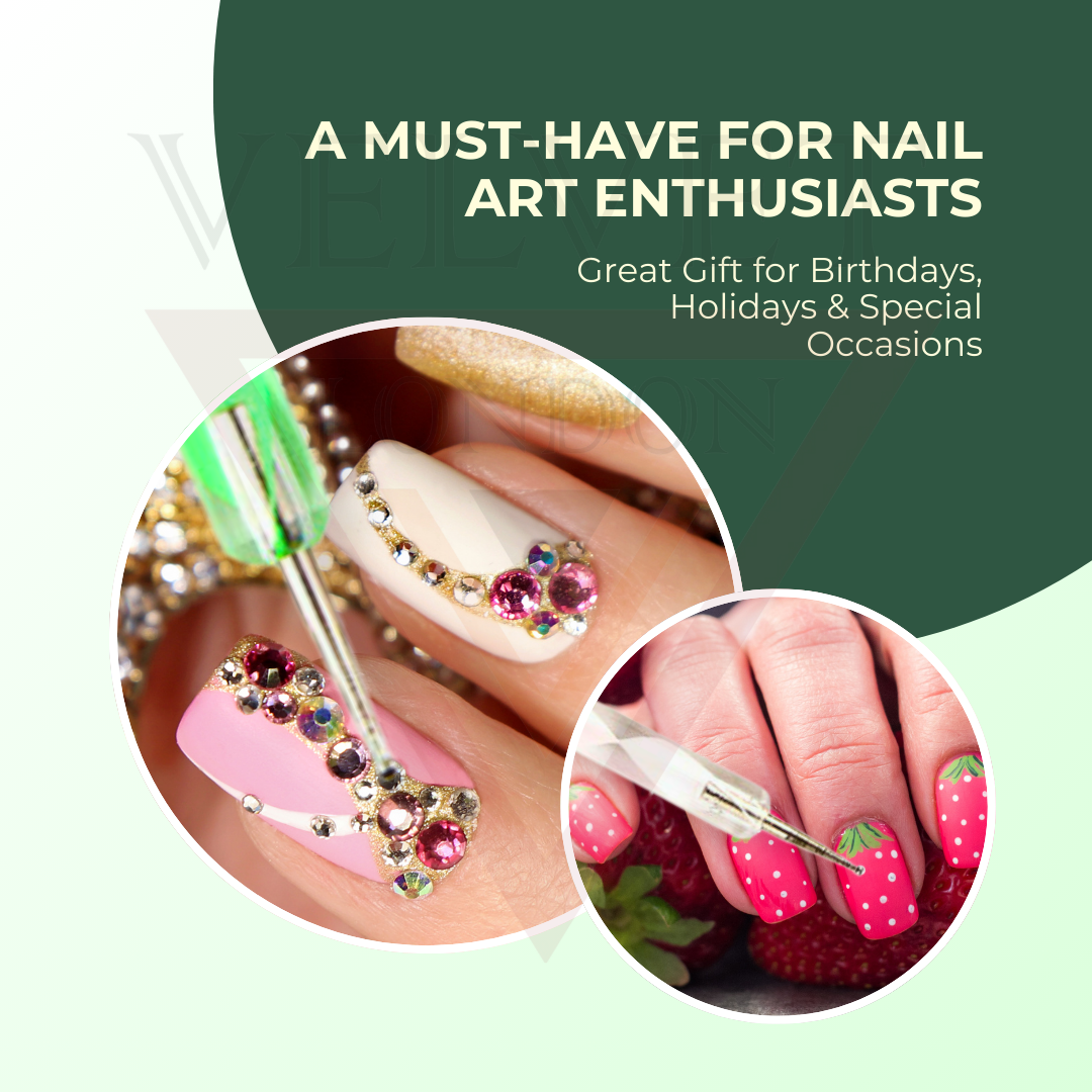 Nail Art Dotting Tool Nail Polish Paint Manicure Dot Nail Art Set for Gel Polish