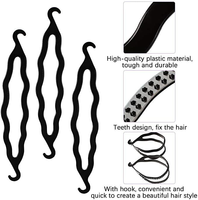 6Pcs Hair French Braid Tool Hair Braiding Tools Styling Accessories Bun Maker