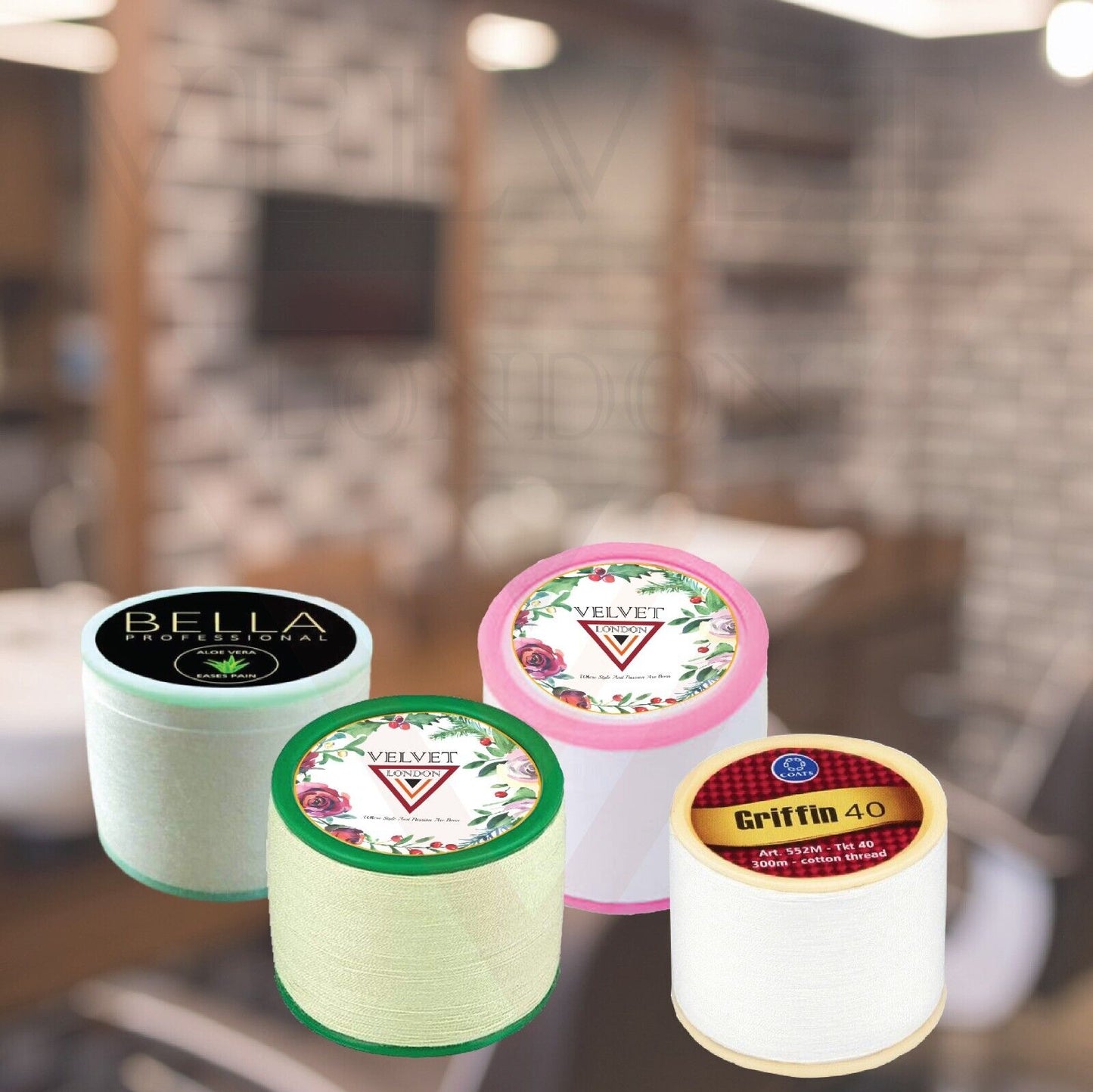 4x Eyebrows Thread Antibacterial Cotton Threading Facial Hair Remover Salon