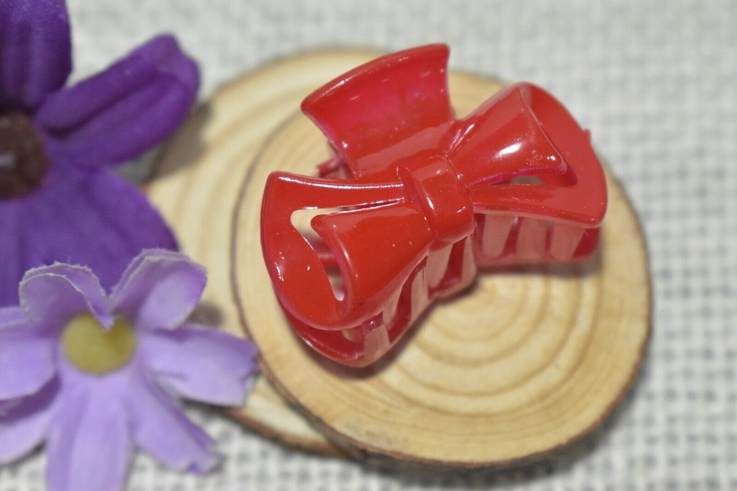 6x Mini Hair Claw Barrettes Headwear Butterfly Bow Clutches Tiny Hair Clips Crab