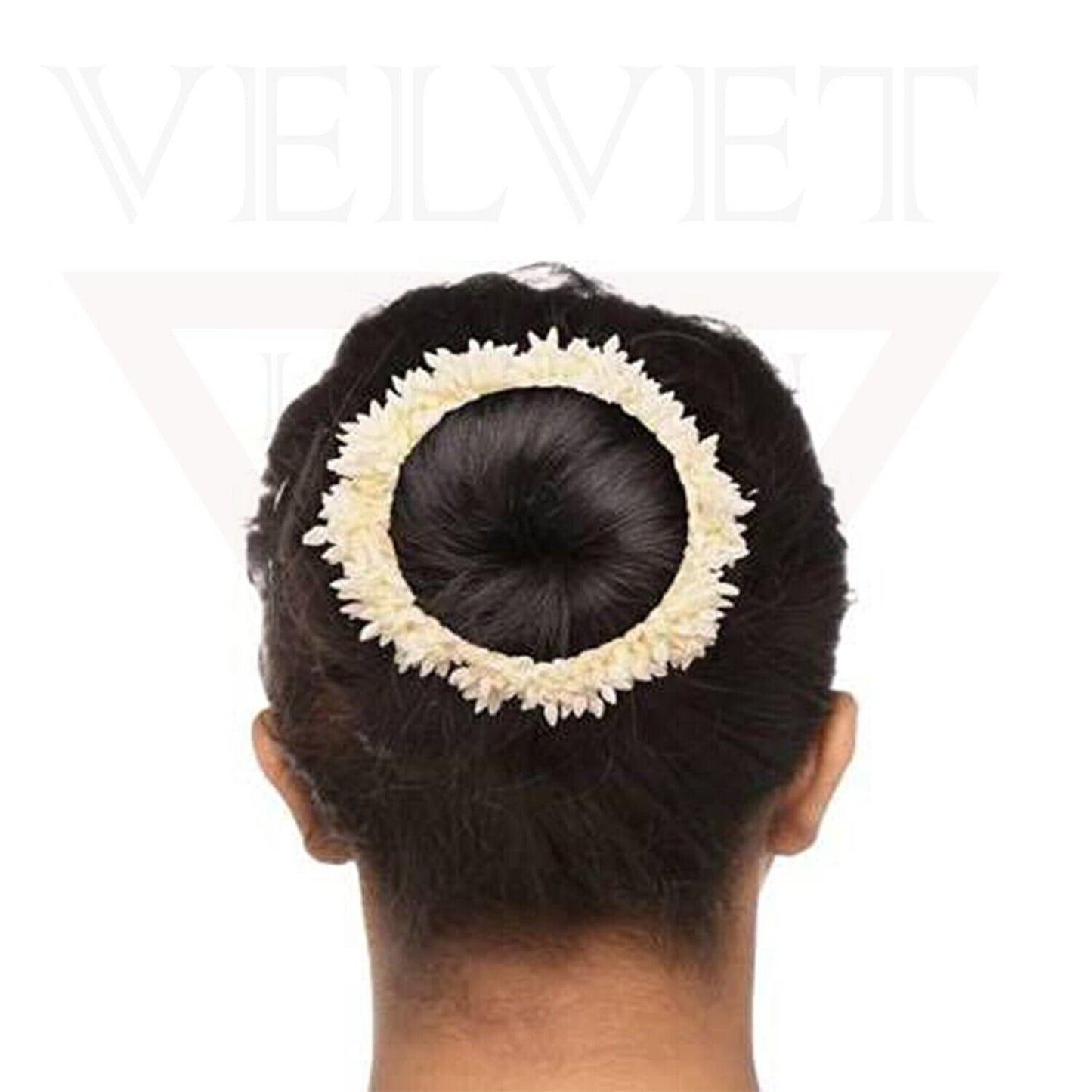 12x Ladies Jasmin Gajra Floral Bun Hair Styling Bride Juda Fragrence Accessorie