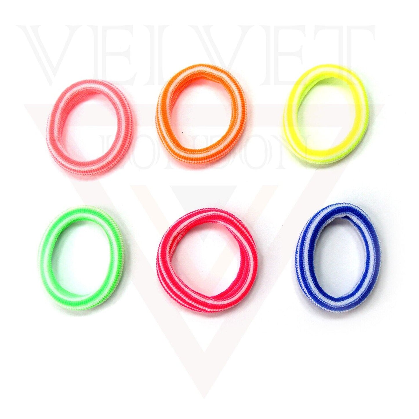 50x Headbands Baby Hair Ties Elastics Lining Ponytail Holder Hair Rubber Band