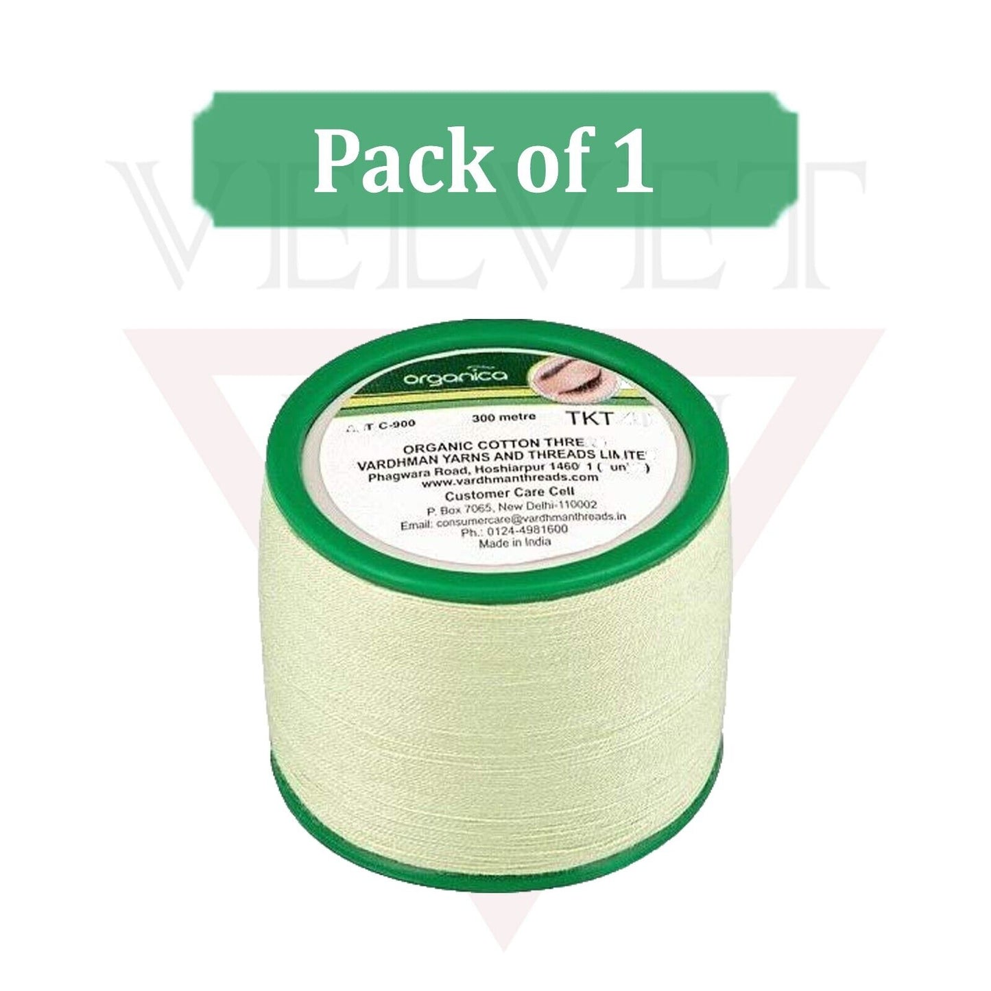 1x Organica Eyebrow Cotton Thread Threading Antiseptic Facial Hair Removal Salon