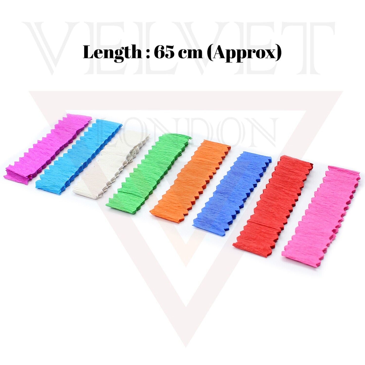 12x Crepe Paper Craft Streamers Hanging Decorations For Birthday Party Wedding