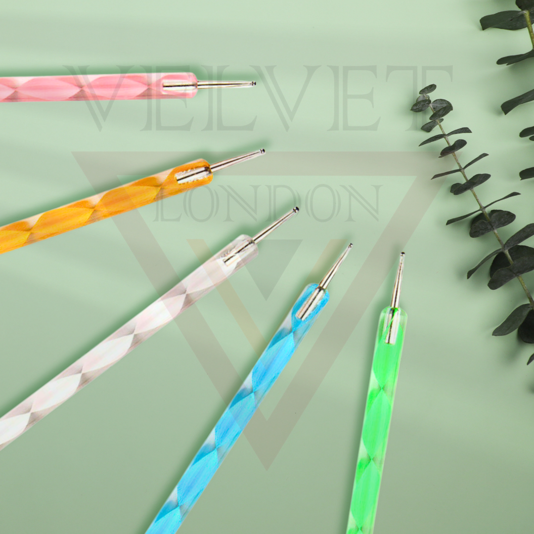 Nail Art Dotting Tool Nail Polish Paint Manicure Dot Nail Art Set for Gel Polish