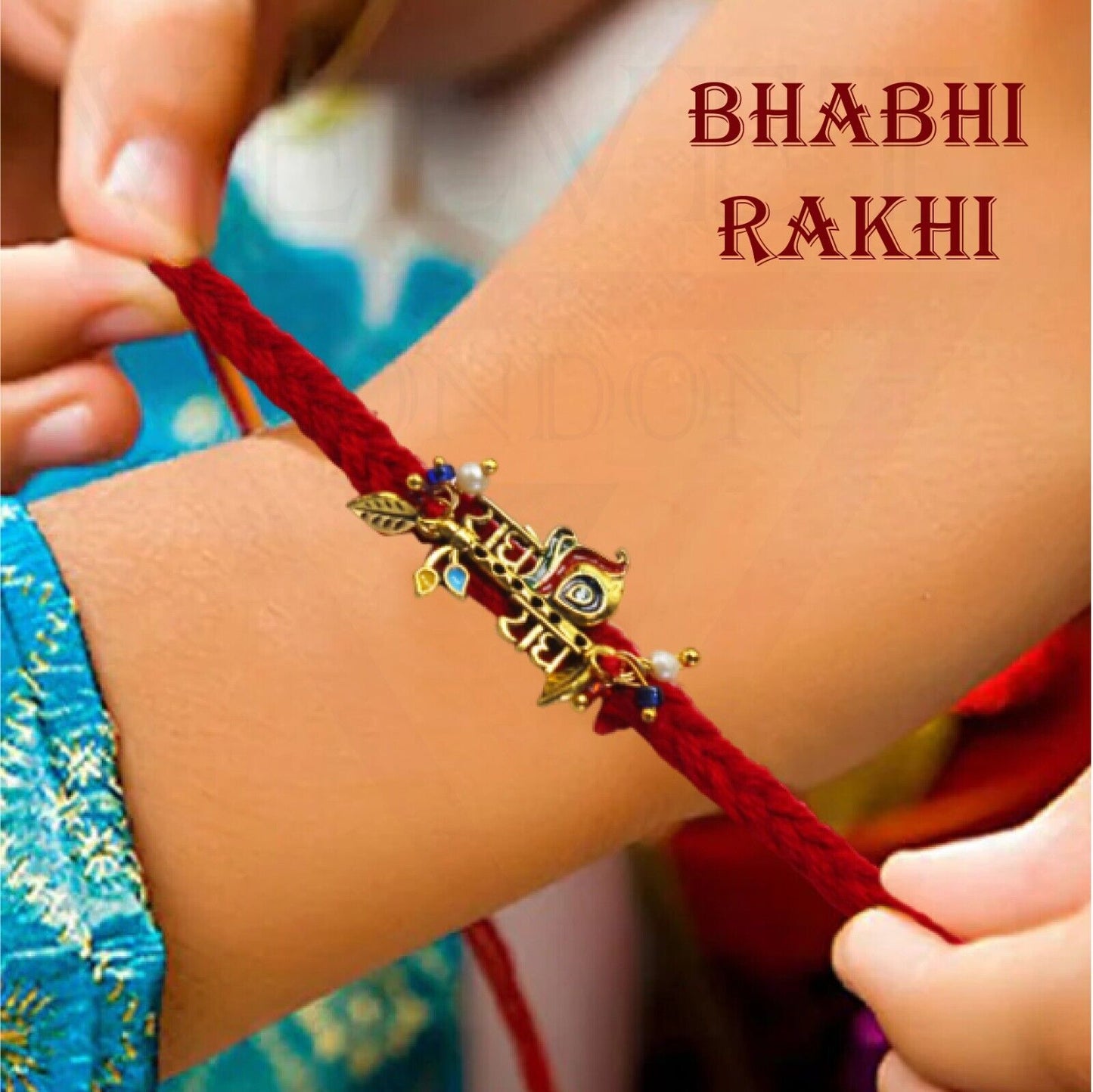 Rakhi Wristband Bracelet Combo Raksha bandhan Rakhi for Bhaiya Bhabhi Bracelets