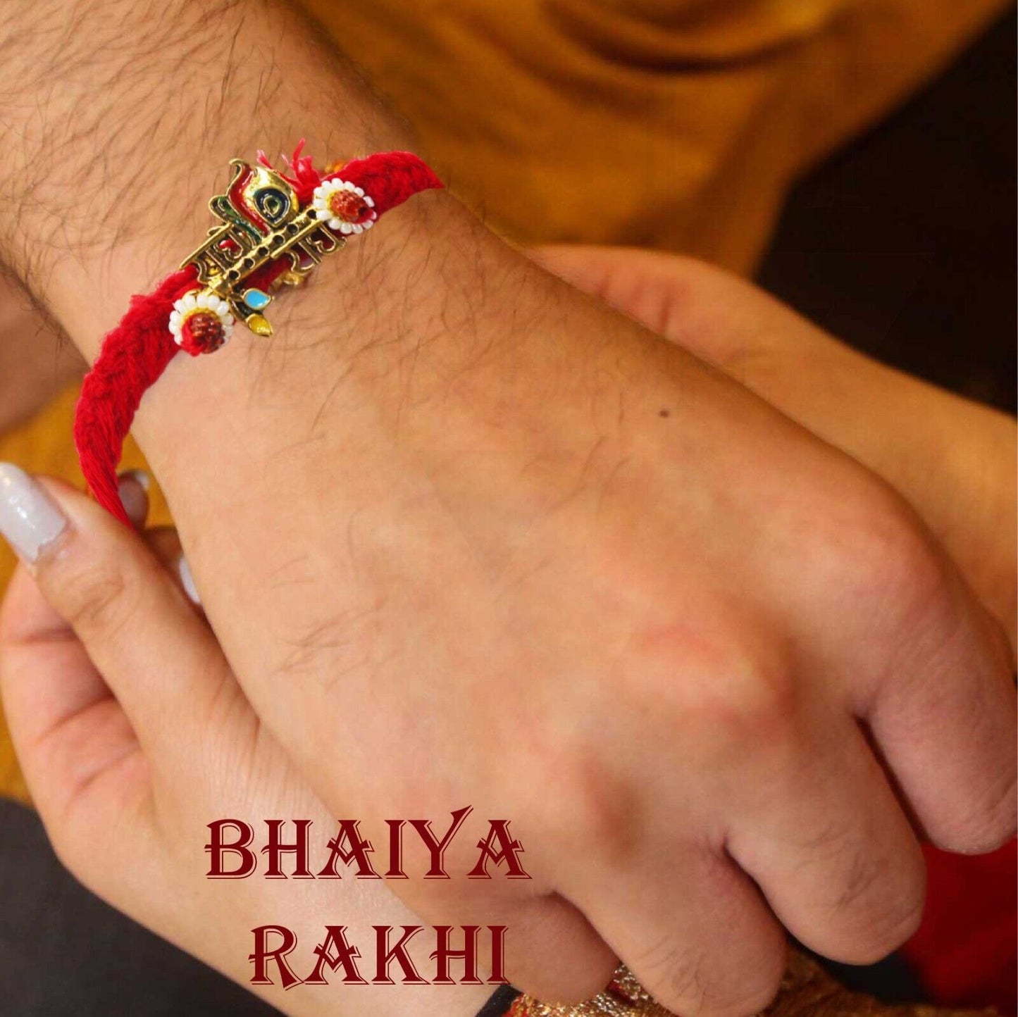 Rakhi Wristband Bracelet Combo Raksha bandhan Rakhi for Bhaiya Bhabhi Bracelets