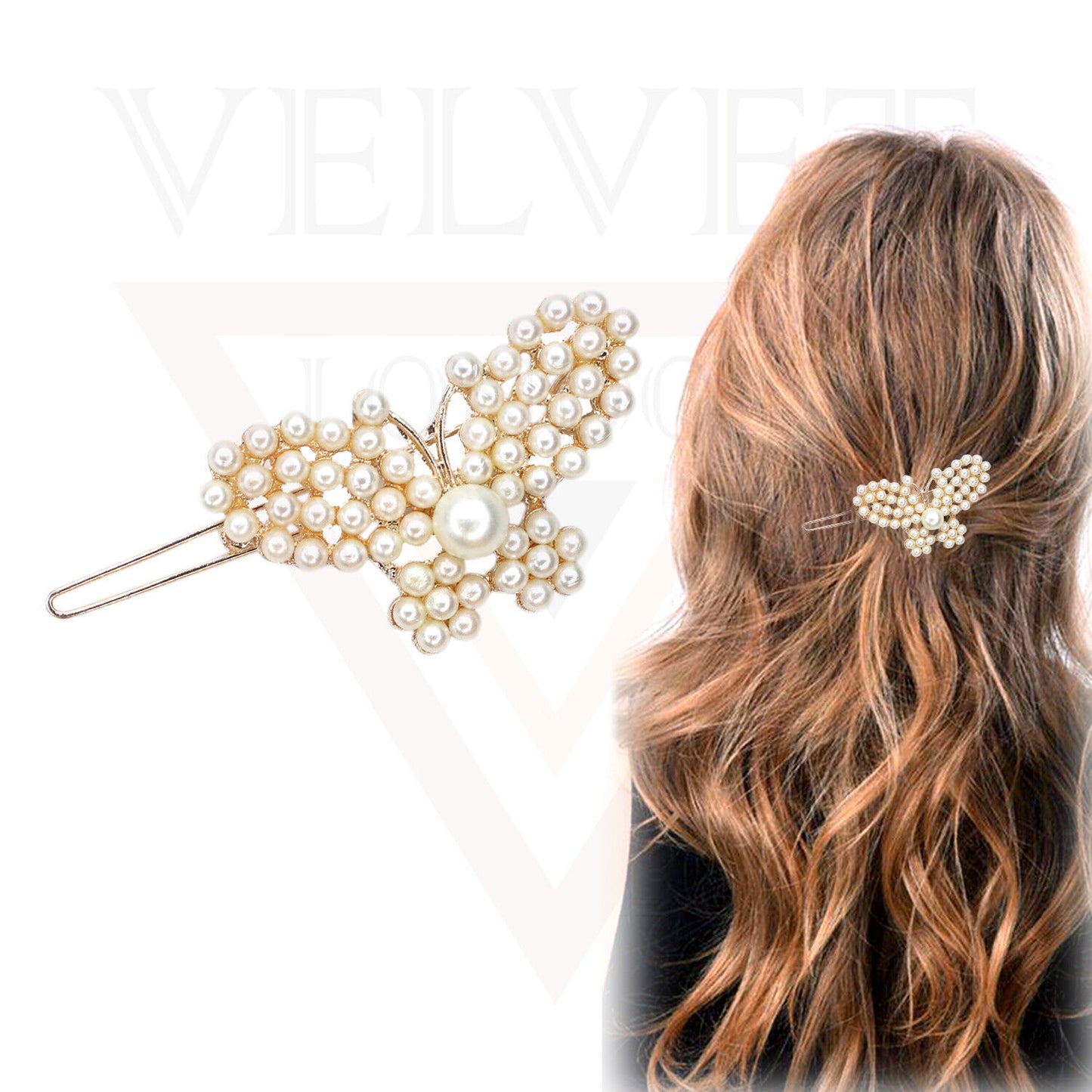 Hair Clips Diamond Pearl Hair Pins Korean Style Slide Clips Styling Accessories