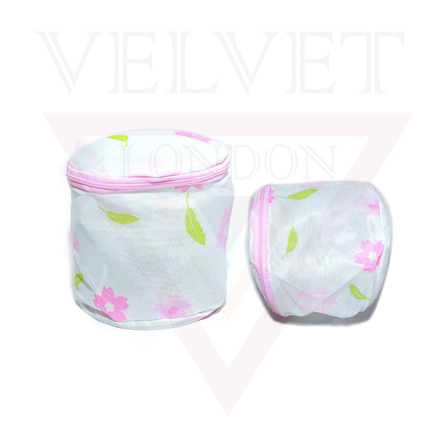 Bra Wash Bag Mesh Wash Laundry Bags Cylindrical Zips Washing Machine, Travel Bag
