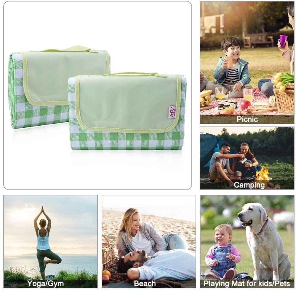 Portable Picnic Mat Outdoor Picnic Blanket Travel Mat Beach Garden Camping
