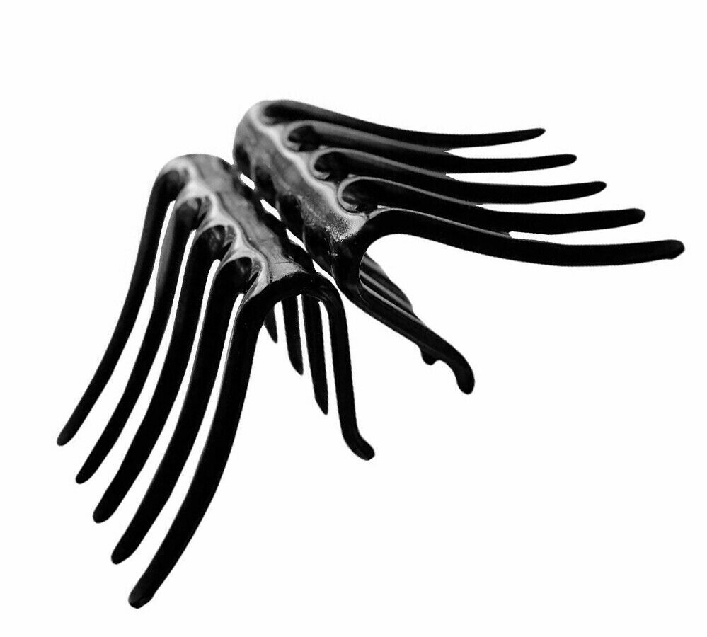 French Crab Interlocking Medium Barrettes Pin Hair Clip Side Comb Hair Styling