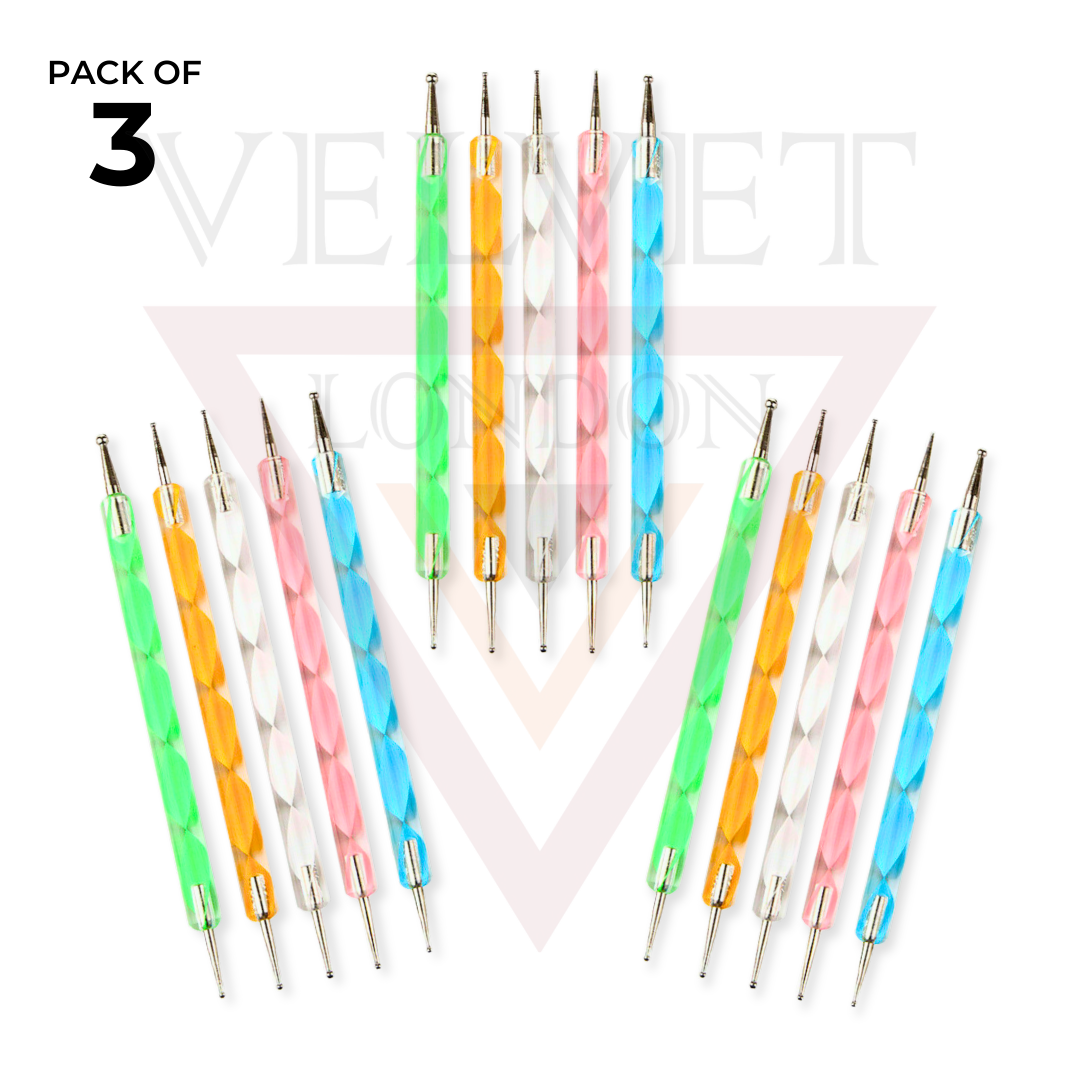 Nail Art Dotting Tool Nail Polish Paint Manicure Dot Nail Art Set for Gel Polish