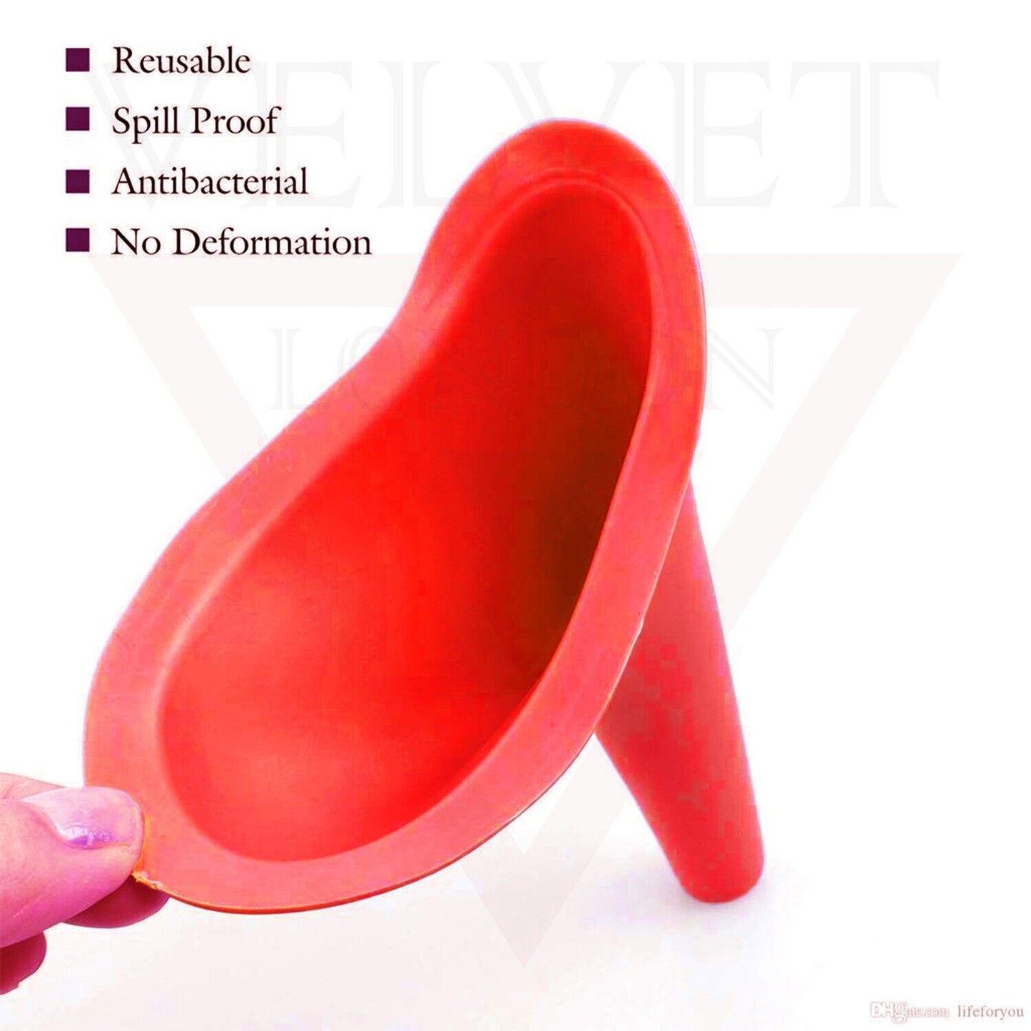 Female Urination Device Reusable Female Urinal Portable Funnel for Women Wee Cup