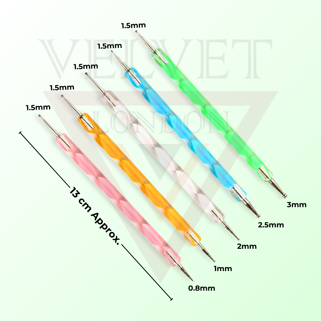 Nail Art Dotting Tool Nail Polish Paint Manicure Dot Nail Art Set for Gel Polish