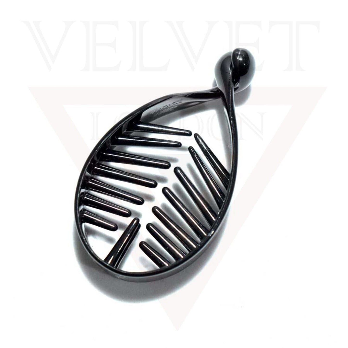 Hair Banana Clips Black Ponytail Fish Comb Twist Hair Claw Clips Clamp Hair Grip