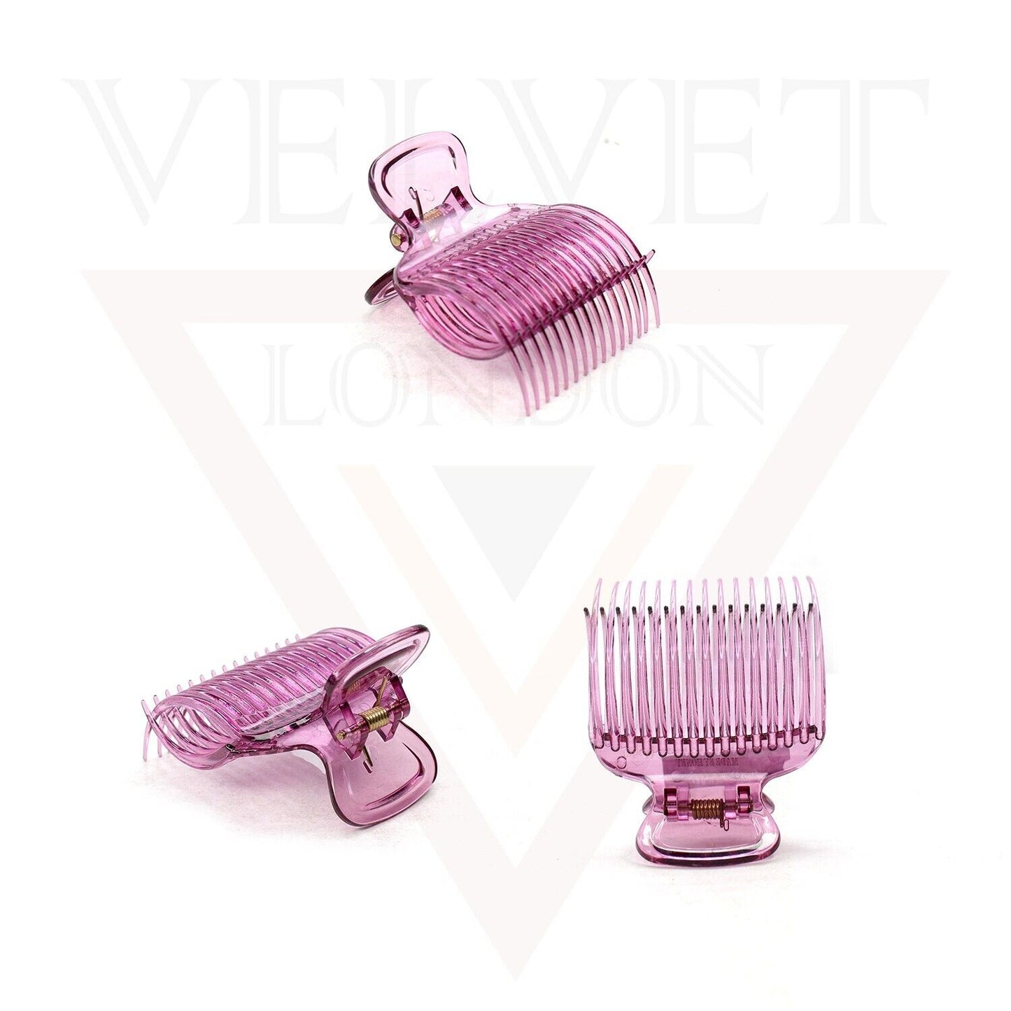 3x Hair Claw Clips Hair Hot Roller Clips Hair French Replacement Hair Styling