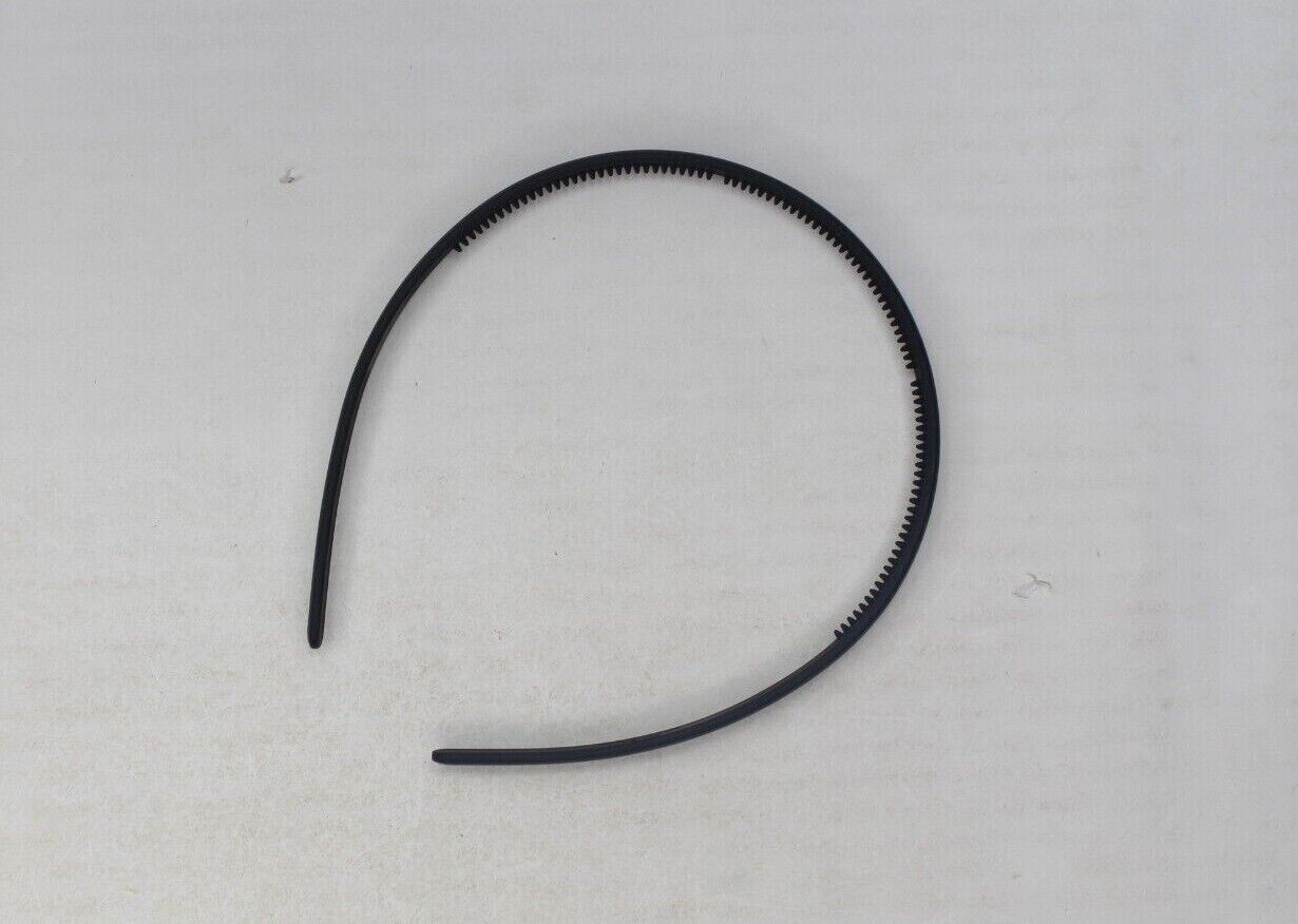 6x Black Matte Hair Hoop Grip Teeth Comb Frosted Hair Band HeadBand Girls Ladies