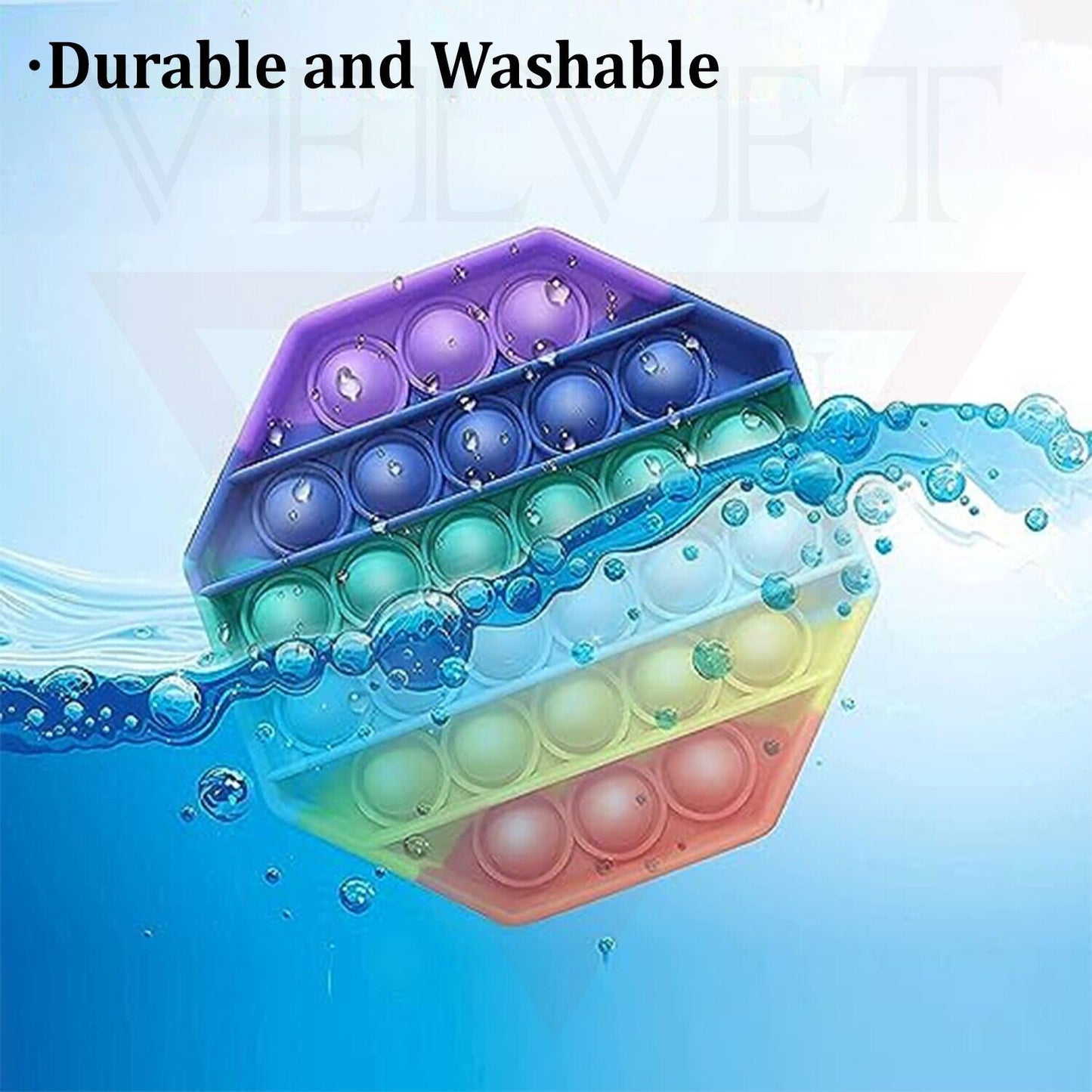 Push Pop It Up Toy Fidget Toy Octagon Bubble Sensory Stres Relief Special Autism