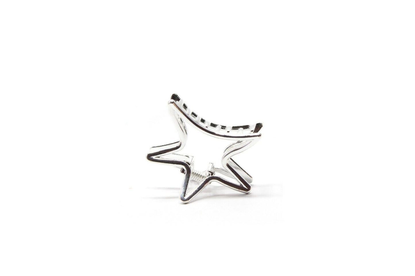 4x Hair Clamp Hair Claw Clips Star Metal Mini Hair Jaw Claw Barrattes Clutchers