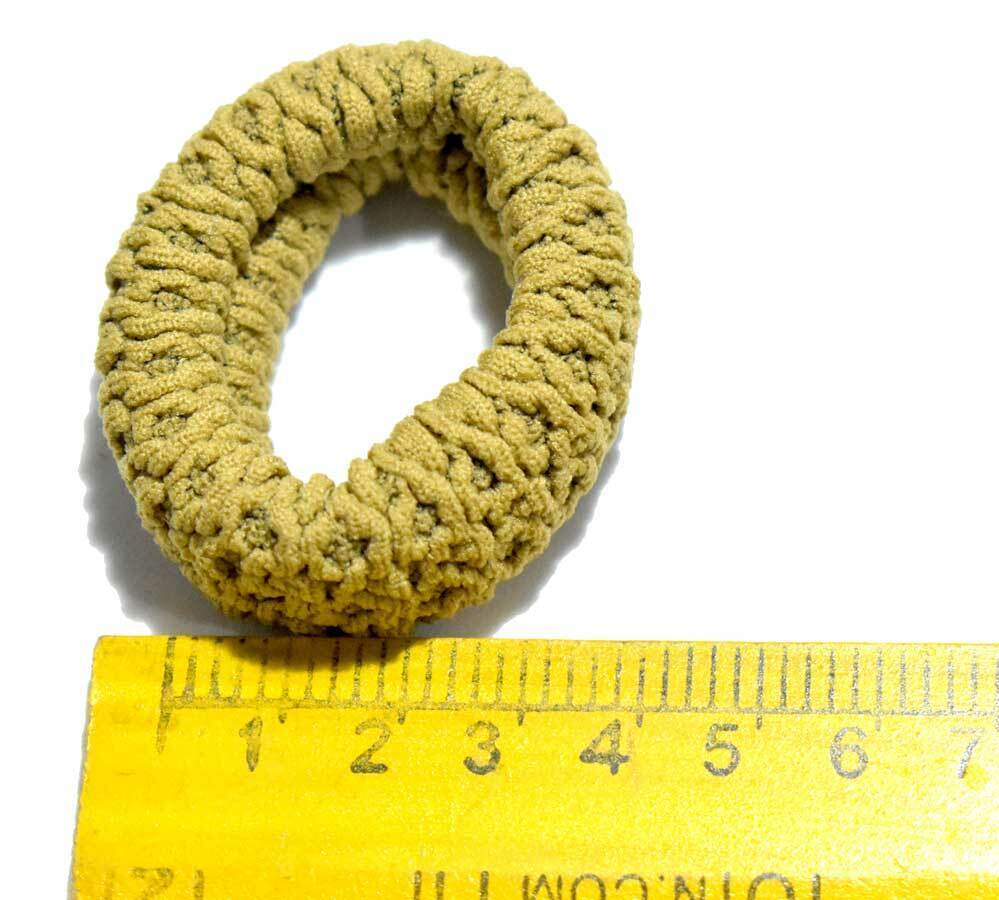 6x Elastic Scrunchie Dark Soft Hair Bands Ties Ponytail Holder Rubber Band Girls