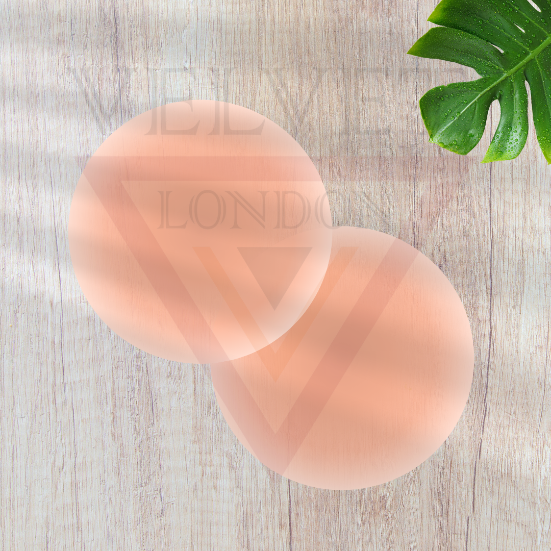 2 Pair Silicone Nipple Covers Invisible Bra Reusable Adhesive Nipple pads pastie