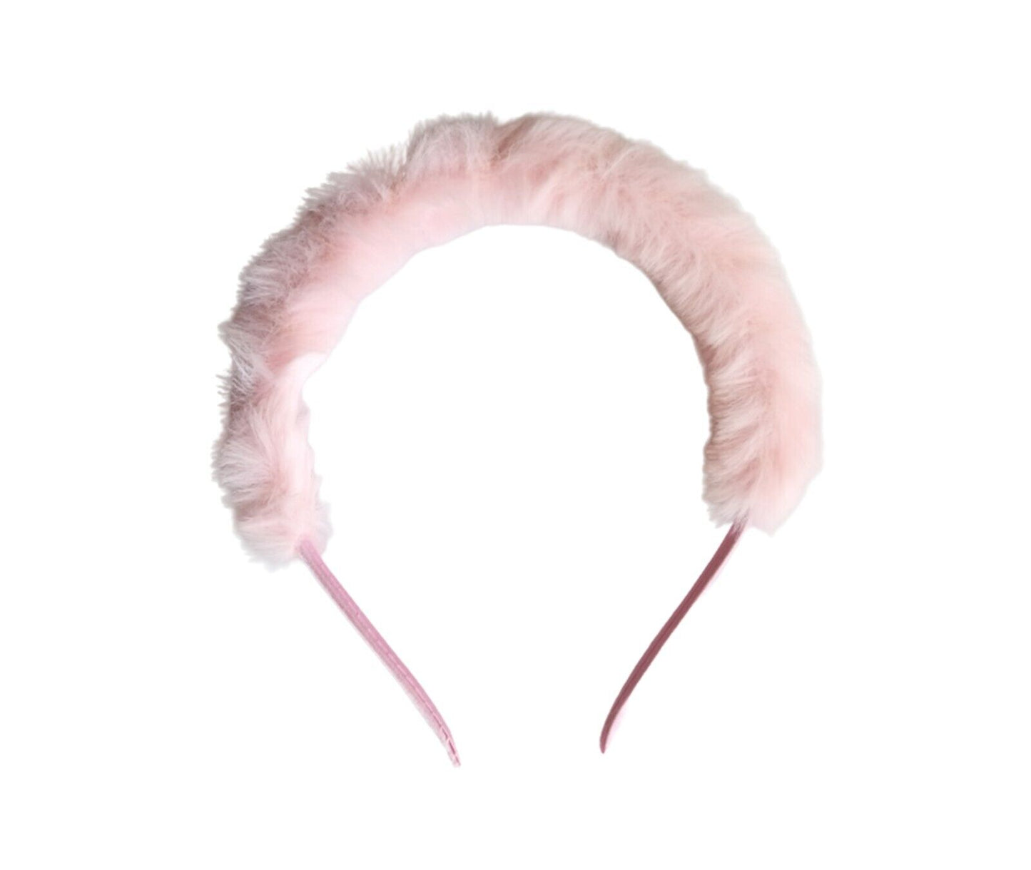 12x Headbands Hair Band Fluffy Faux Fur Pom Pom Hair Hoop For Kid Adults Party