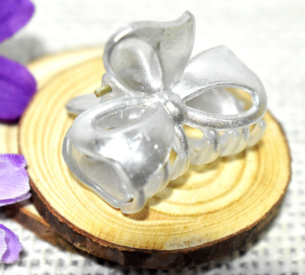 6x Mini Hair Claw Barrettes Headwear Butterfly Bow Clutches Tiny Clip Crab Girls