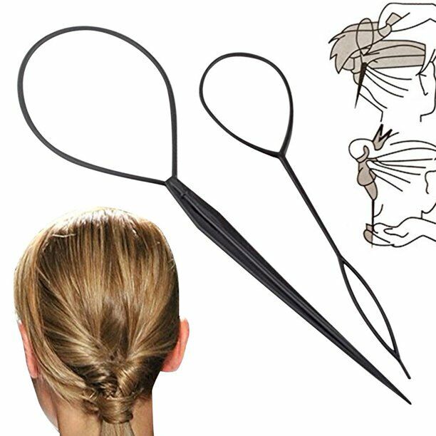 Black Hair Braid Topsy With French Hair Twist Braiding Maker Tools Bun Maker