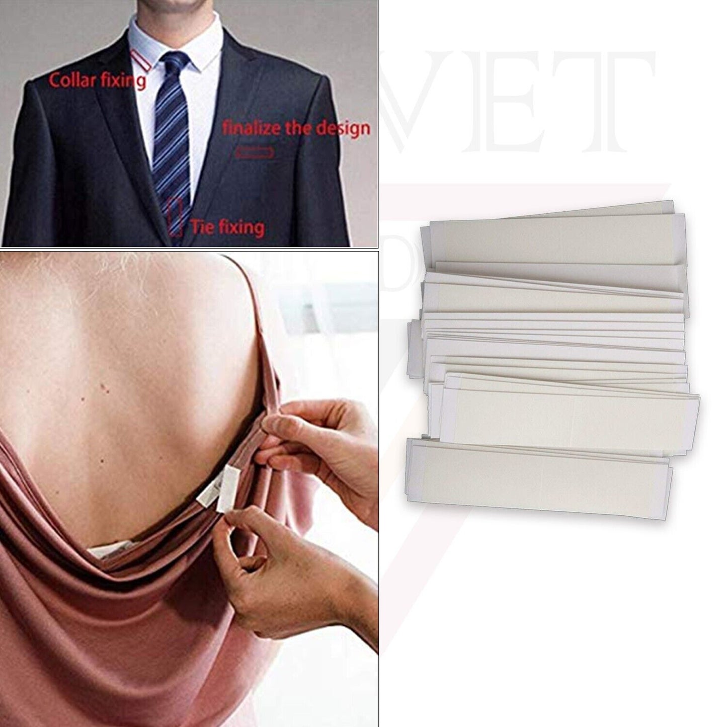 36Pcs Double Sided Body Tape Safe Transparent Bra Tape For Clothes, Dress & Body