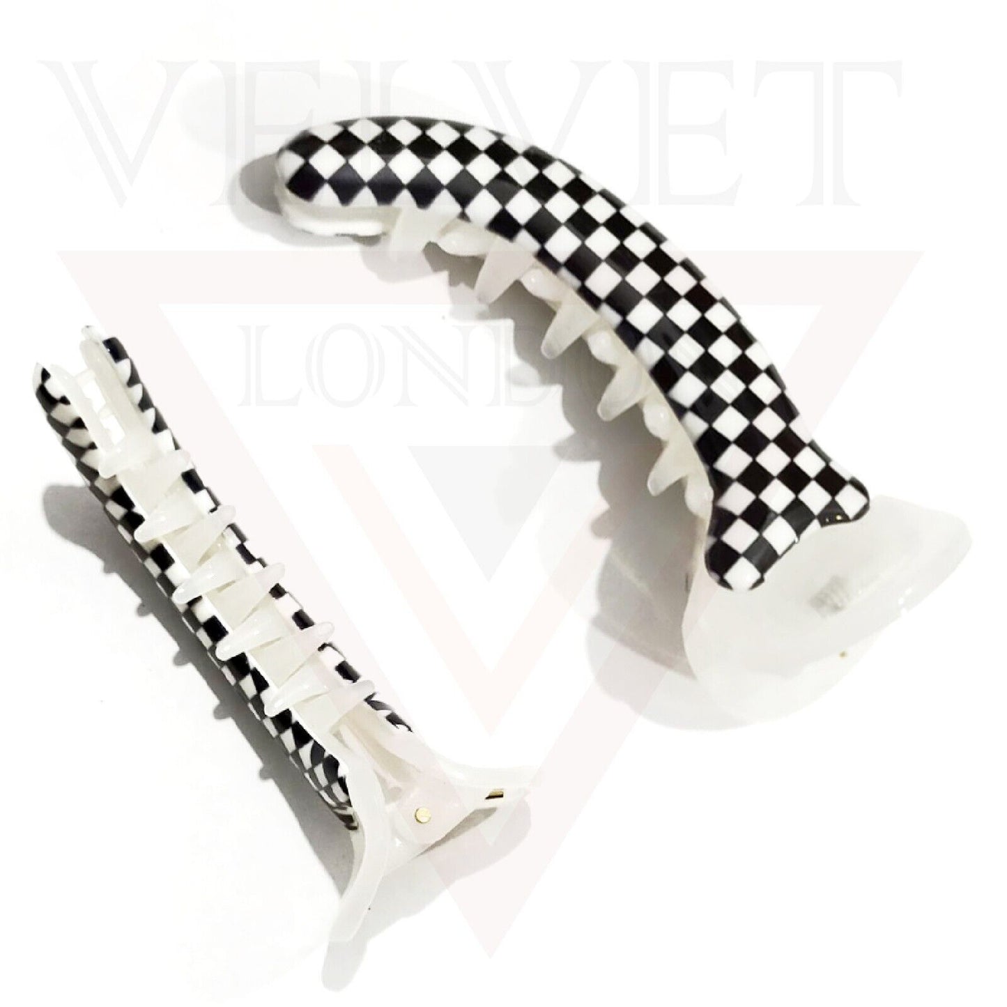 3pcs Hair Clips Black White Banana Hair Clip Barley Twist Hair Comb Ponytai uk