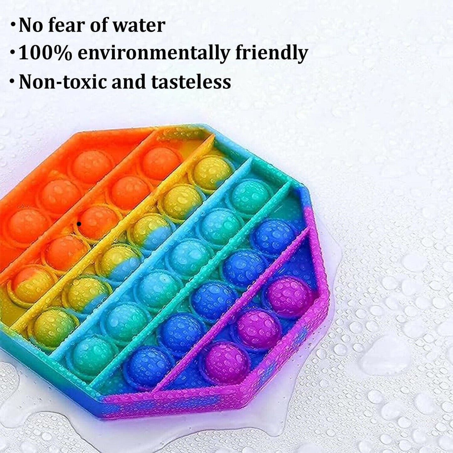 Push Pop It Up Toy Fidget Toy Octagon Bubble Sensory Stres Relief Special Autism