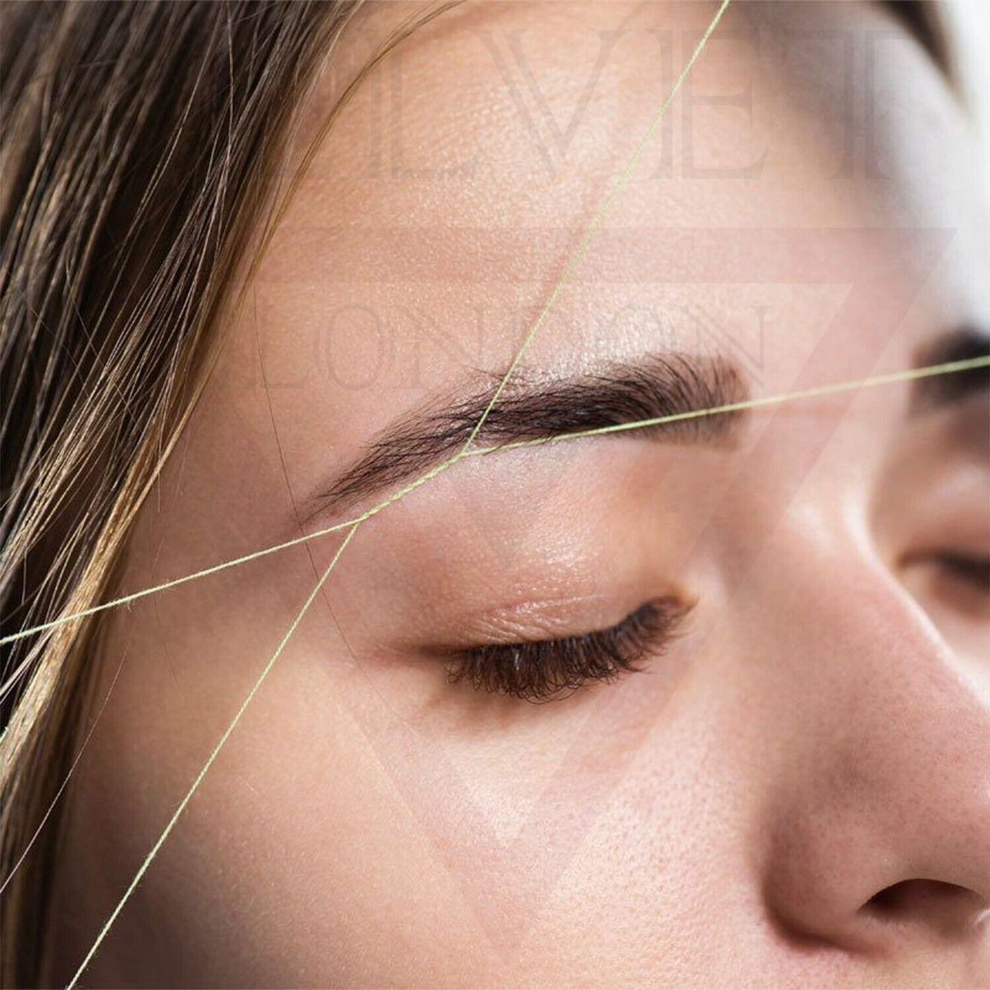 5 Pcs Bella Eyebrows Thread Antiseptic Threading Cotton Facial Hair Remover