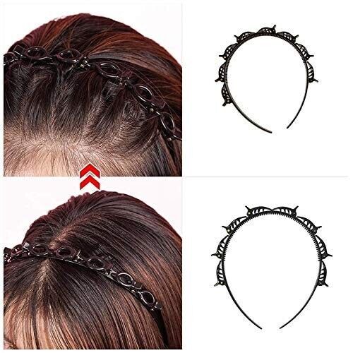 4x Magic Hair Band with Clips Headband Hairstyle Tool Hair Hoop Hair Accessories