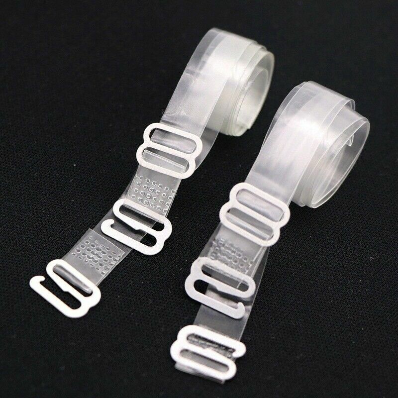 Clear Bra Straps Soft Adjustable Invisible Bra Straps For Strapless Bras Women
