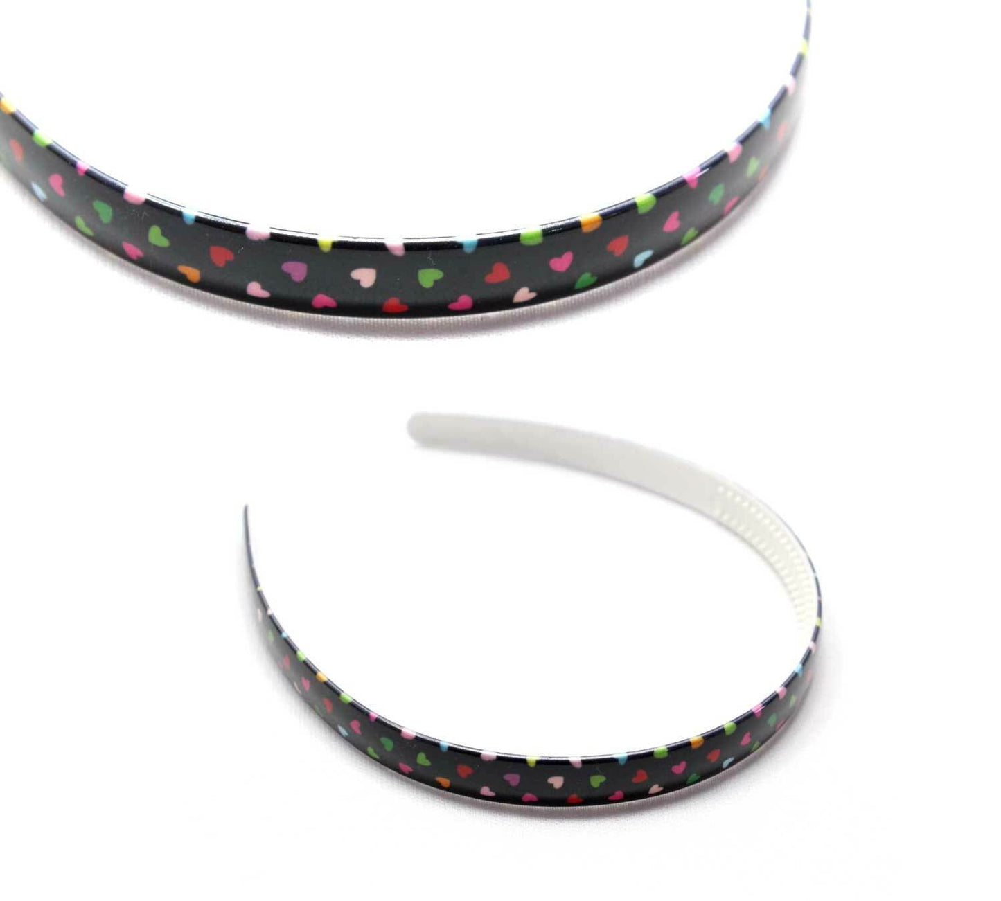 Hair Hoop Love Heart Hair Bands Headband With Teeth Non-slip Gripper Headwears