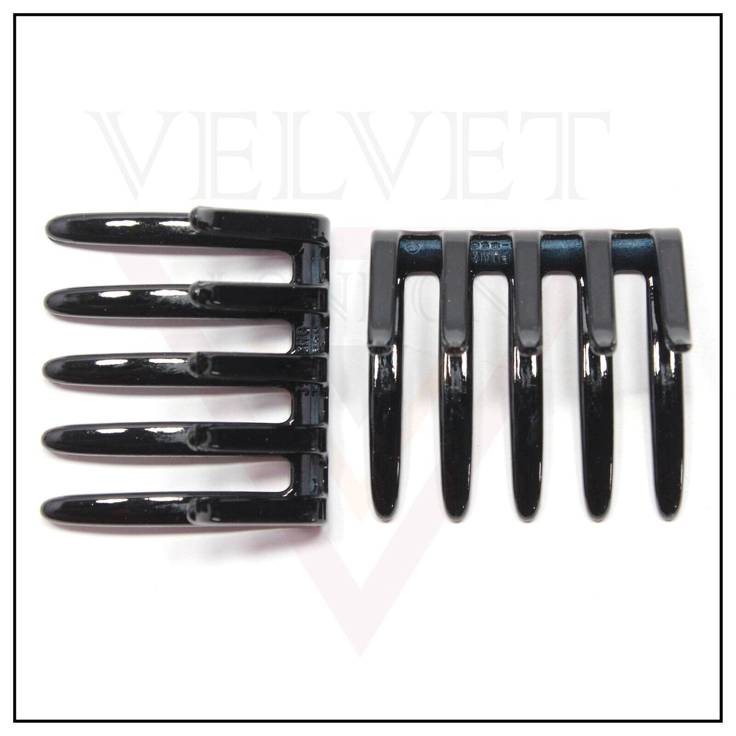 3x Hair Clip French Comb Crab Two Side Interlocking Pin Hair Styling Accessories