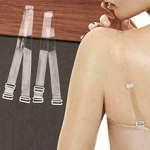 Clear Bra Straps Soft Adjustable Invisible Bra Straps For Strapless Bras Women