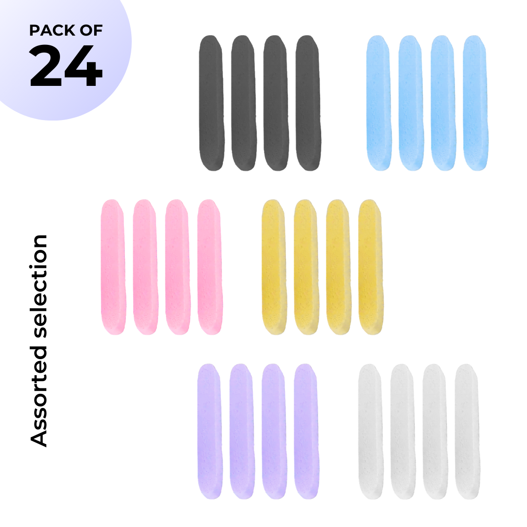 Facial Sponges Reusable Natural Face Sponges Cleansing Mask Sponges Make Up 24PC