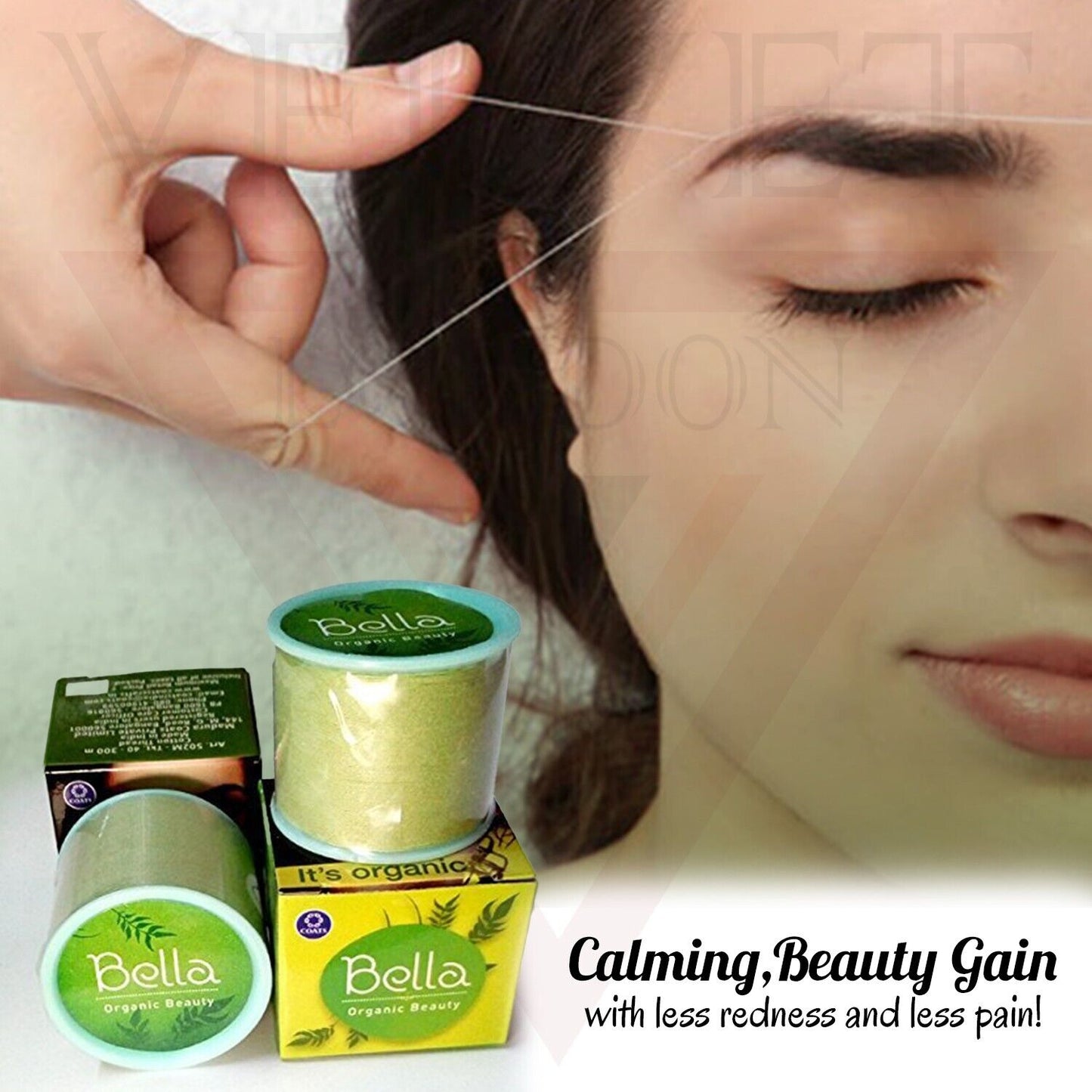 5 Pcs Bella Eyebrows Thread Antiseptic Threading Cotton Facial Hair Remover