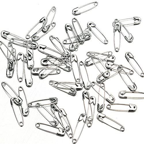 150x Golden Silver Multicolour Safety Pins Craft Sewing Nickel Metal Plated 3 cm