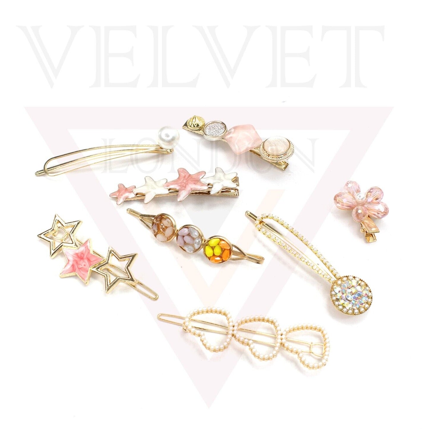 3 Set Pearl Clip Barrettes Hairpins Hair Styling Accessories Hair Clips for Girs